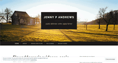 Desktop Screenshot of jennypandrews.com